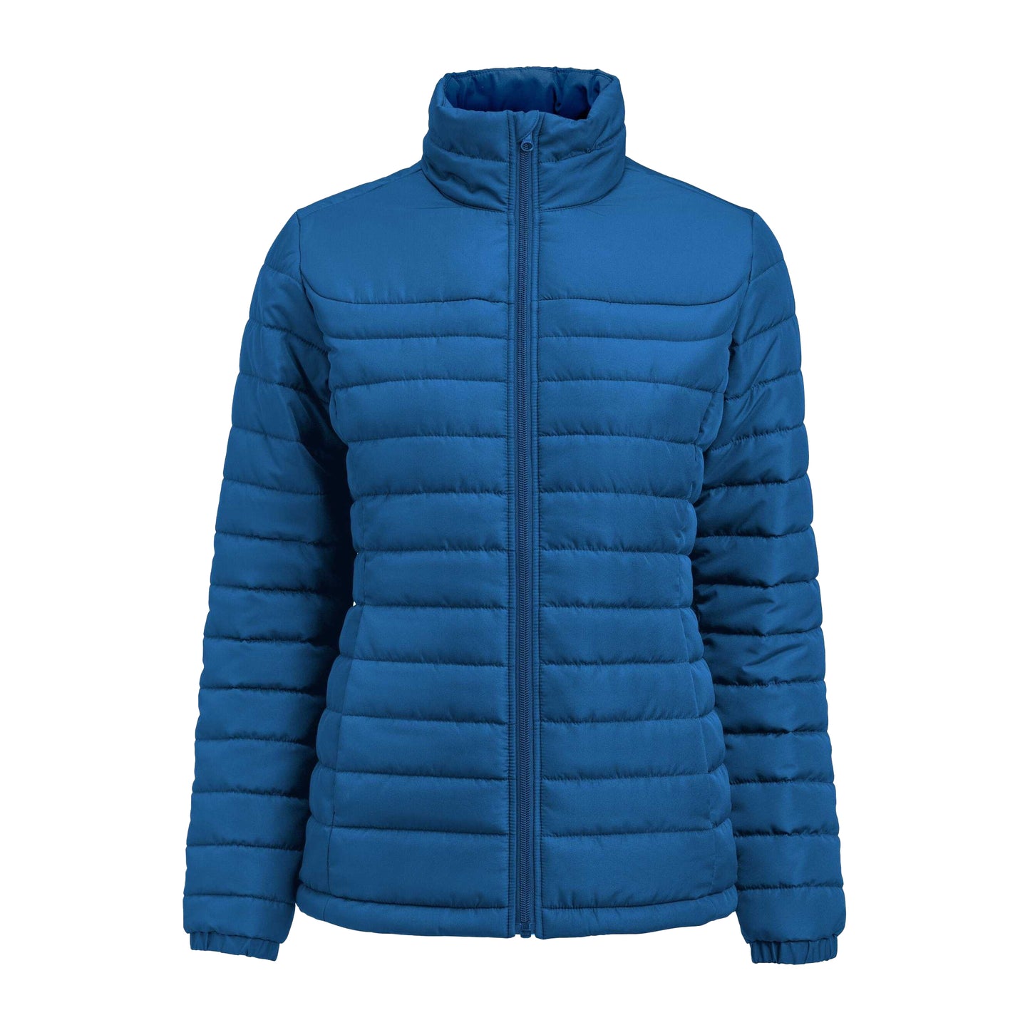 Blue - Front - James Harvest Womens-Ladies Arches Padded Jacket