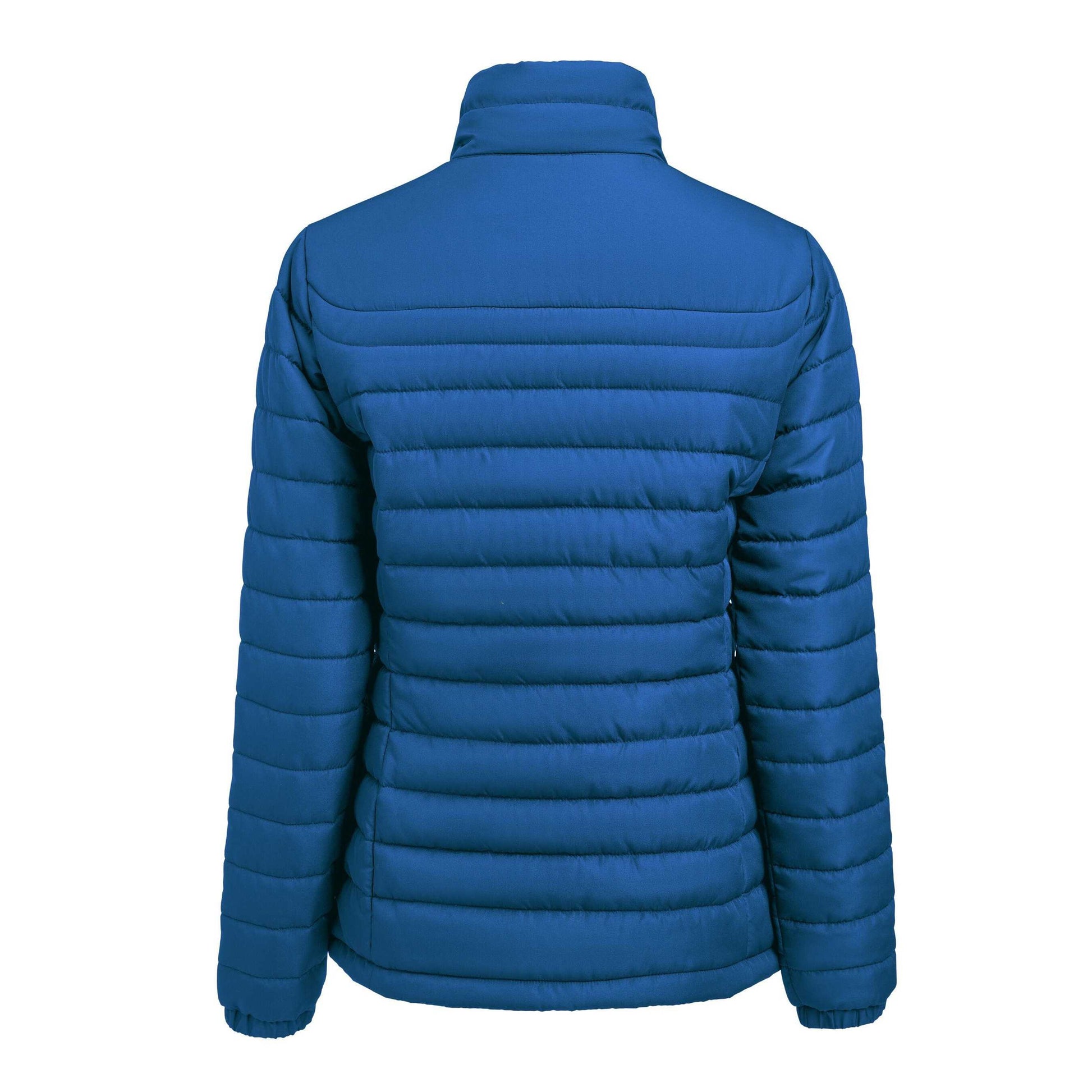 Blue - Back - James Harvest Womens-Ladies Arches Padded Jacket