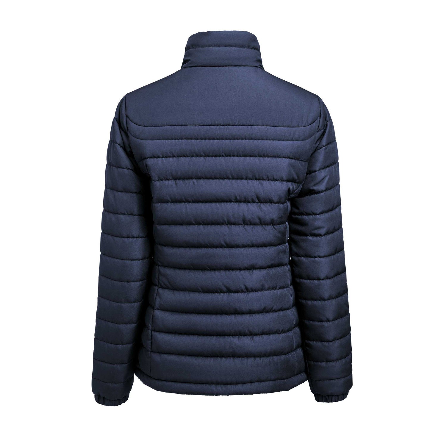 Navy - Back - James Harvest Womens-Ladies Arches Padded Jacket