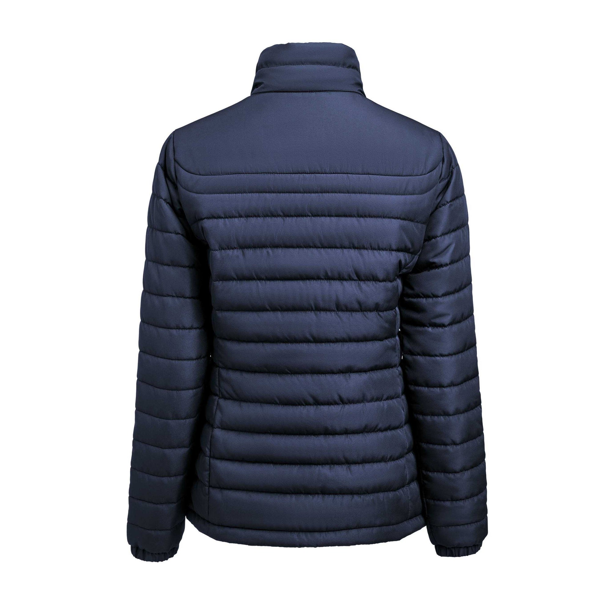 Navy - Back - James Harvest Womens-Ladies Arches Padded Jacket