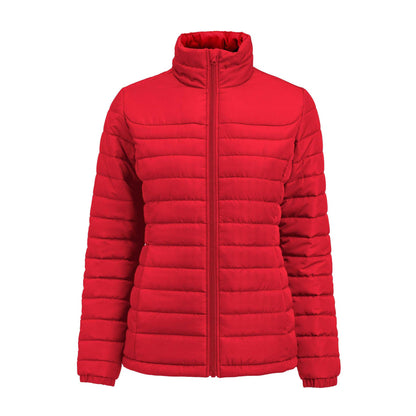 Red - Front - James Harvest Womens-Ladies Arches Padded Jacket