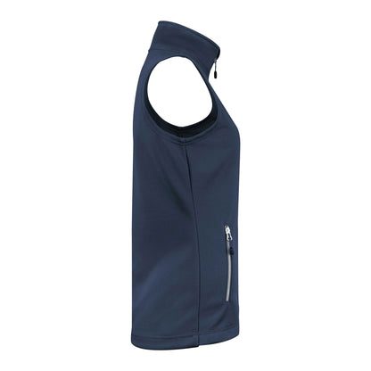 Navy - Side - Printer Womens-Ladies Powerslide Gilet