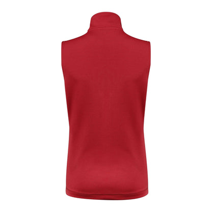 Red - Back - Printer Womens-Ladies Powerslide Gilet