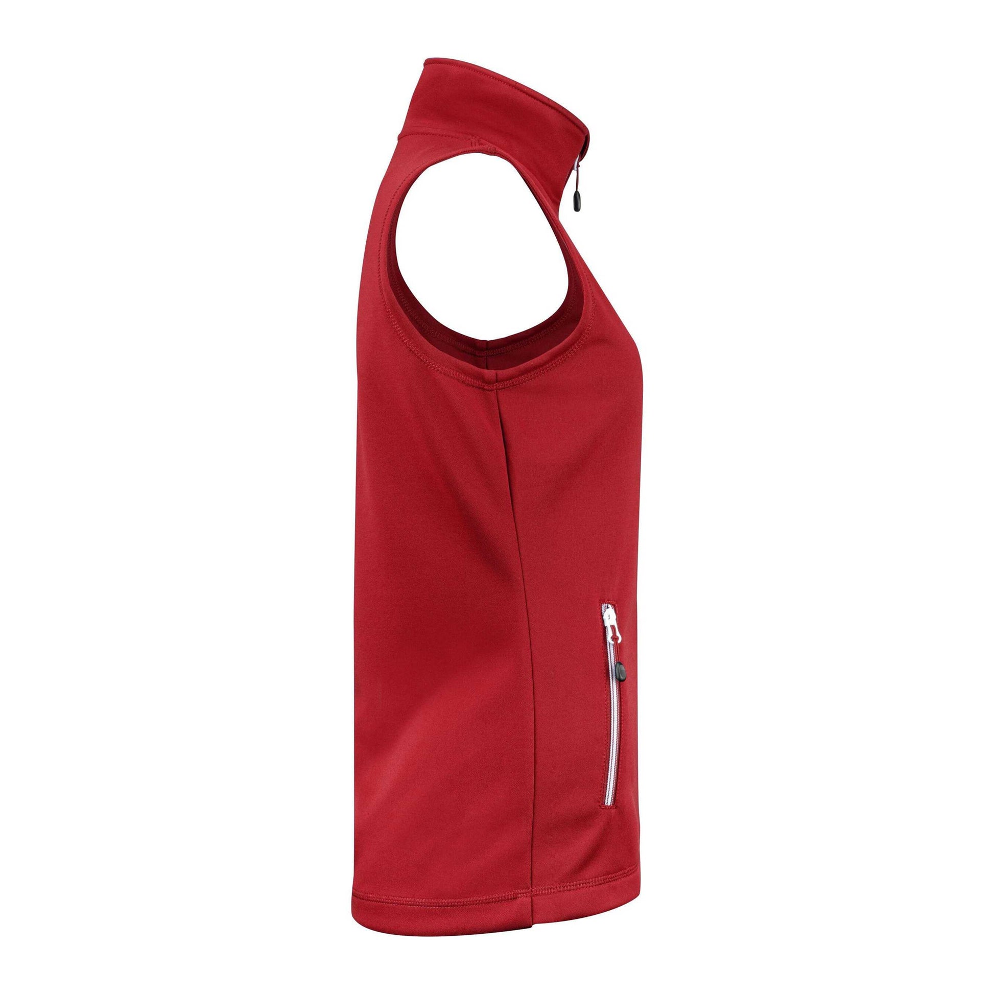 Red - Side - Printer Womens-Ladies Powerslide Gilet