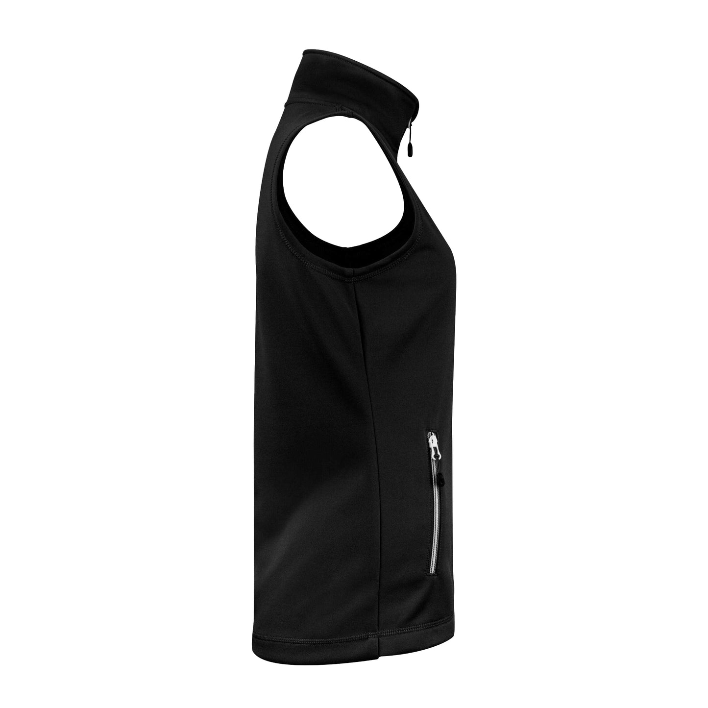 Black - Side - Printer Womens-Ladies Powerslide Gilet