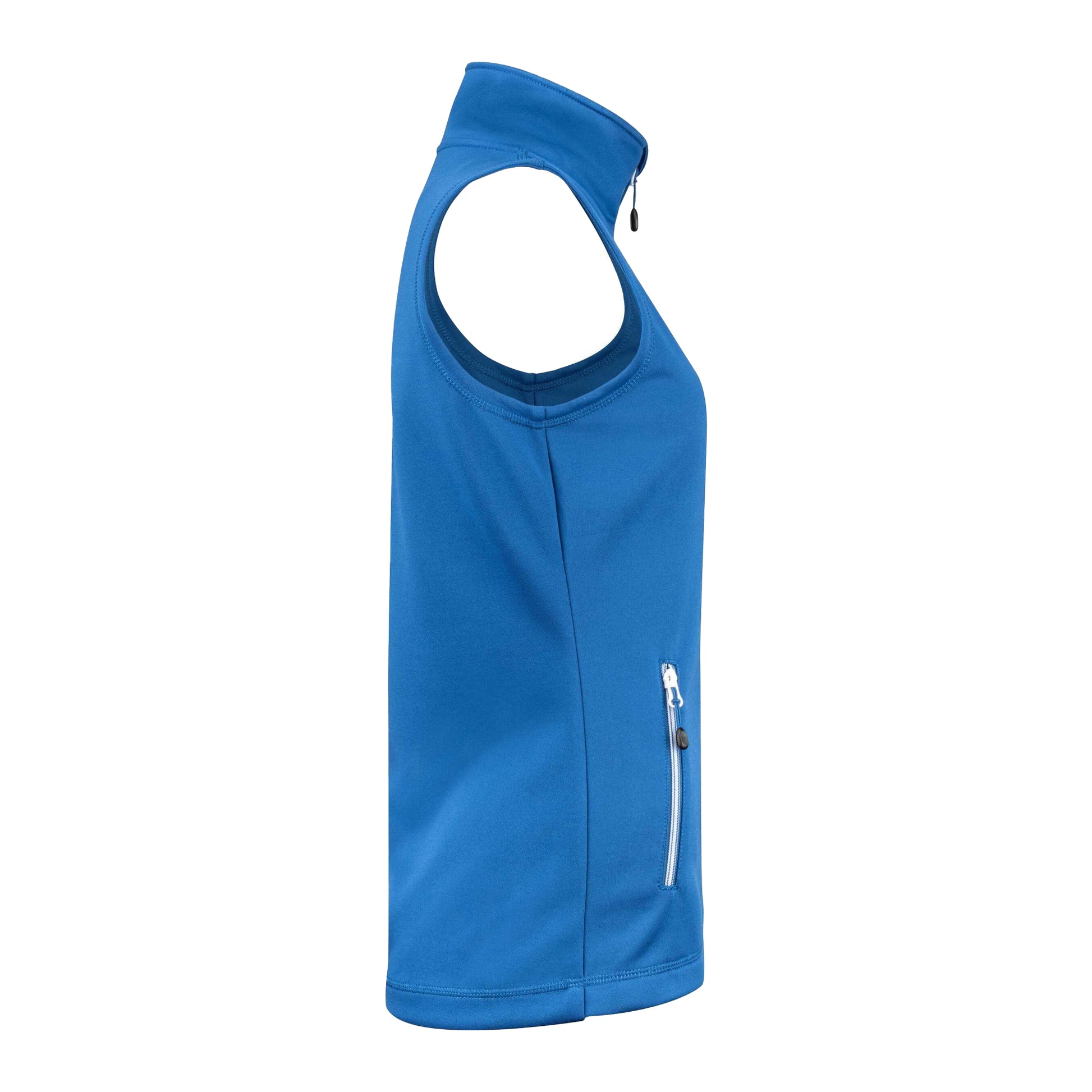 Bright Blue - Side - Printer Womens-Ladies Powerslide Gilet
