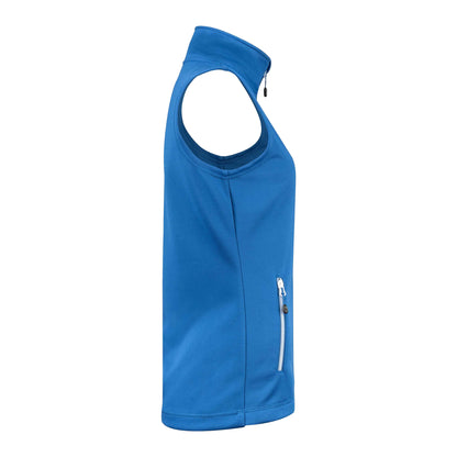 Bright Blue - Side - Printer Womens-Ladies Powerslide Gilet