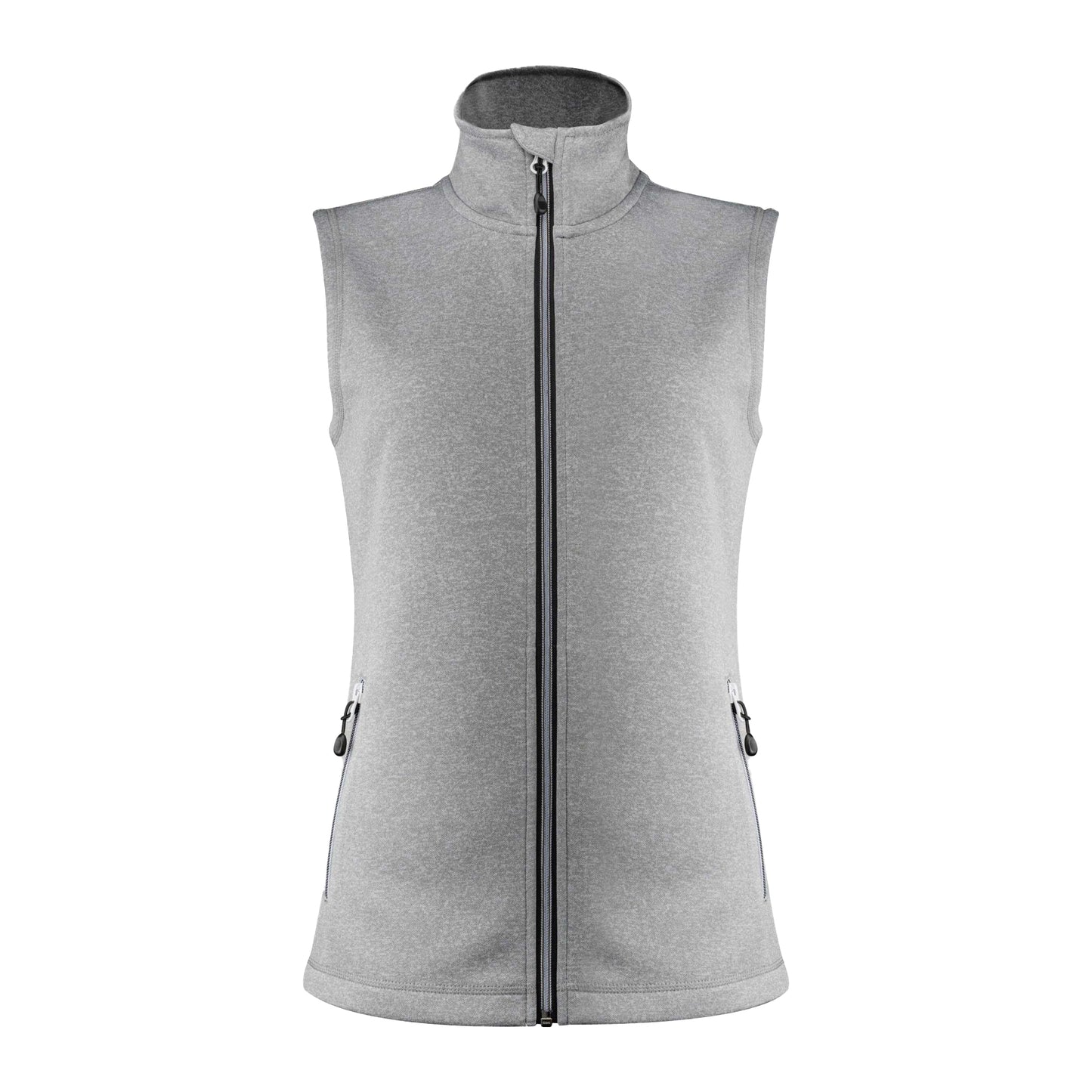 Grey Melange - Front - Printer Womens-Ladies Powerslide Gilet