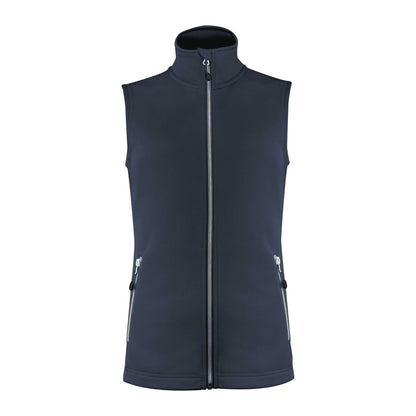Navy - Front - Printer Womens-Ladies Powerslide Gilet