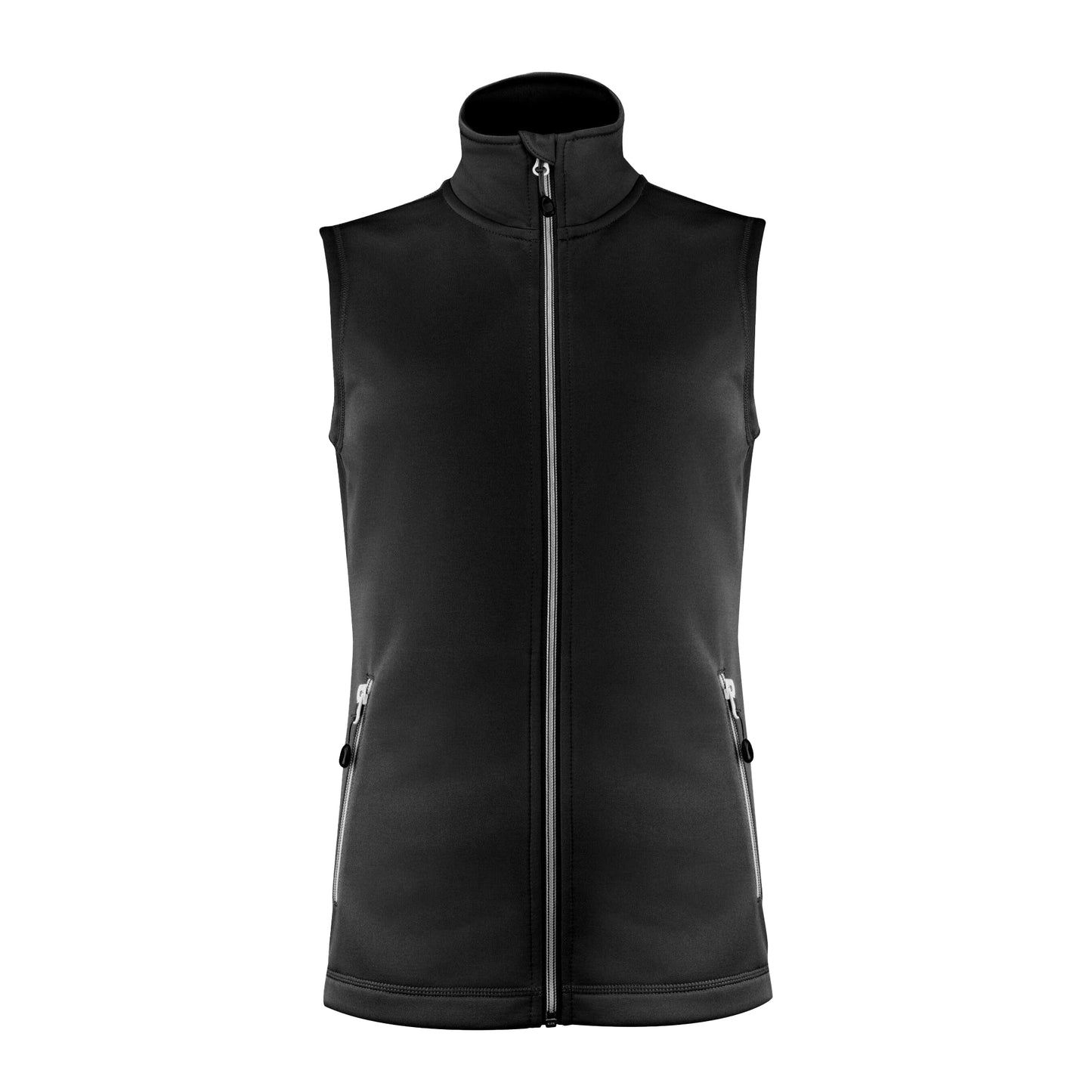 Black - Front - Printer Womens-Ladies Powerslide Gilet