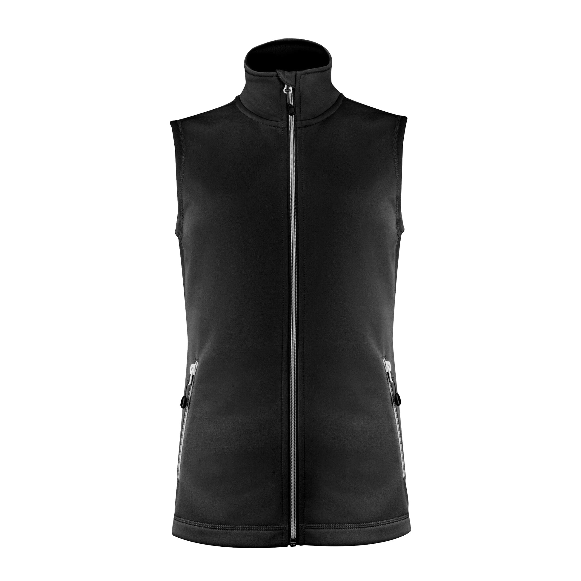 Black - Front - Printer Womens-Ladies Powerslide Gilet