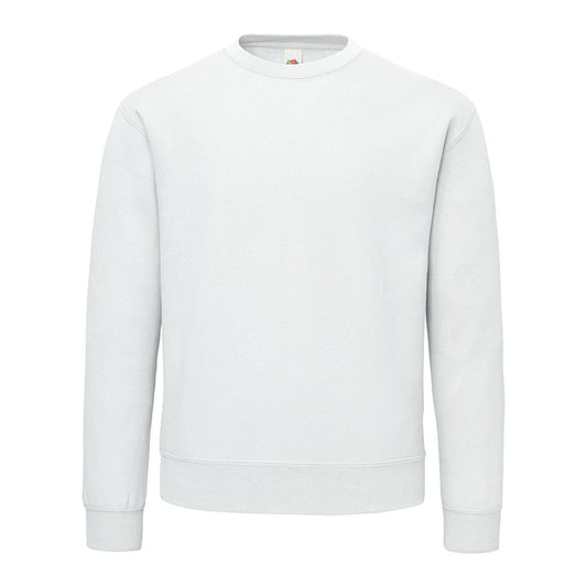 White - Front - Fruit of the Loom Unisex Adult Supercotton Sweatshirt