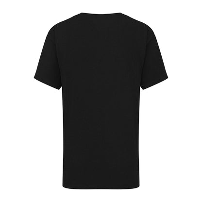 Black - Back - Fruit of the Loom Childrens-Kids Iconic 195 T-Shirt