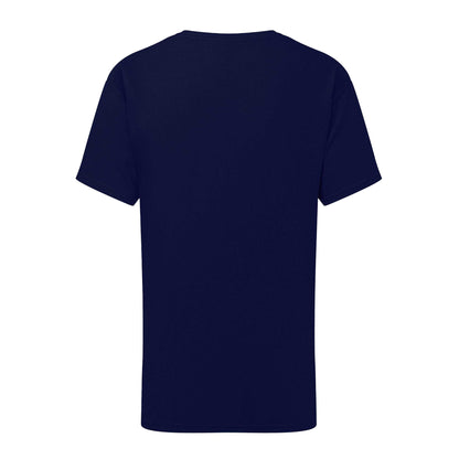 Deep Navy - Back - Fruit of the Loom Childrens-Kids Iconic 195 T-Shirt