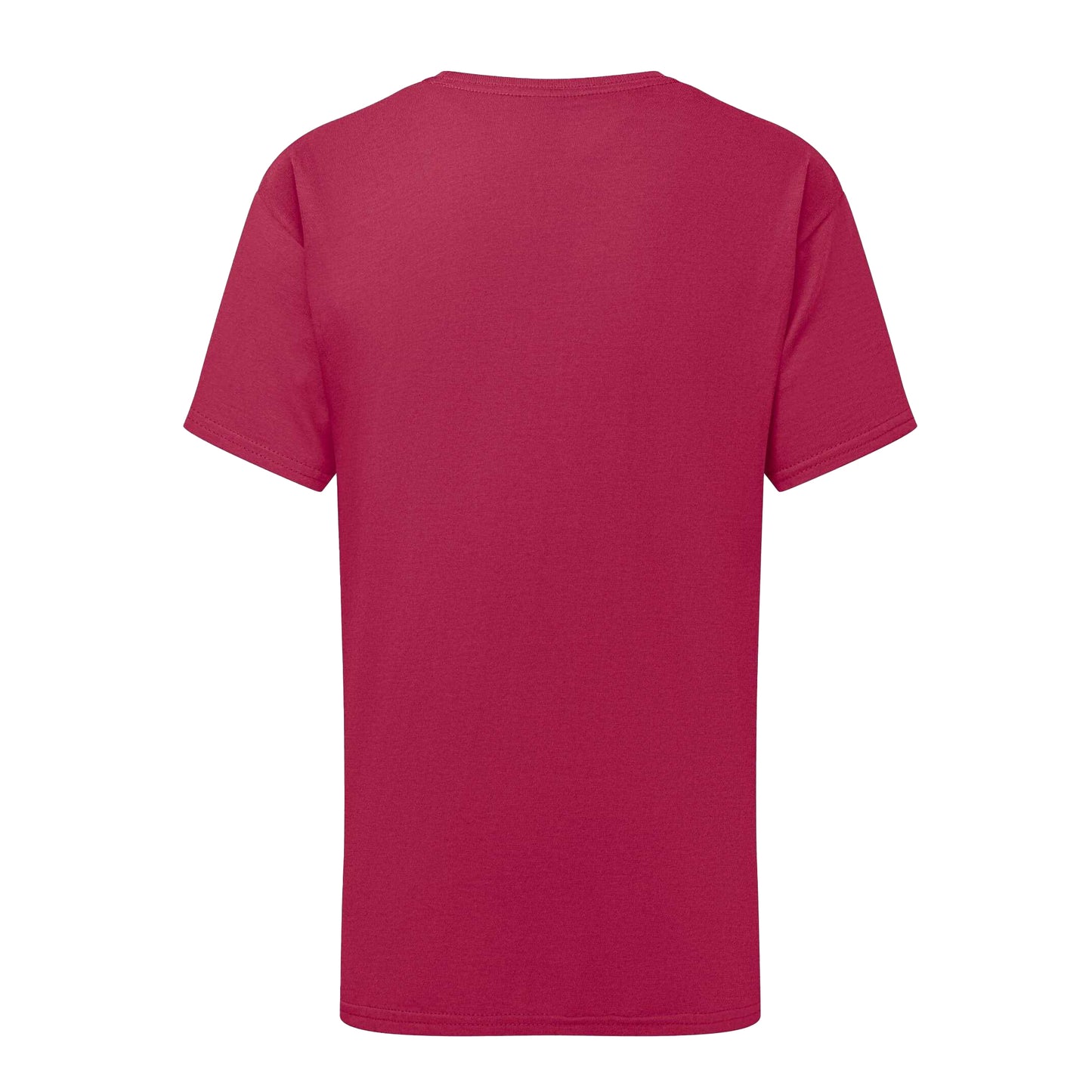 Cranberry - Back - Fruit of the Loom Childrens-Kids Iconic 195 T-Shirt