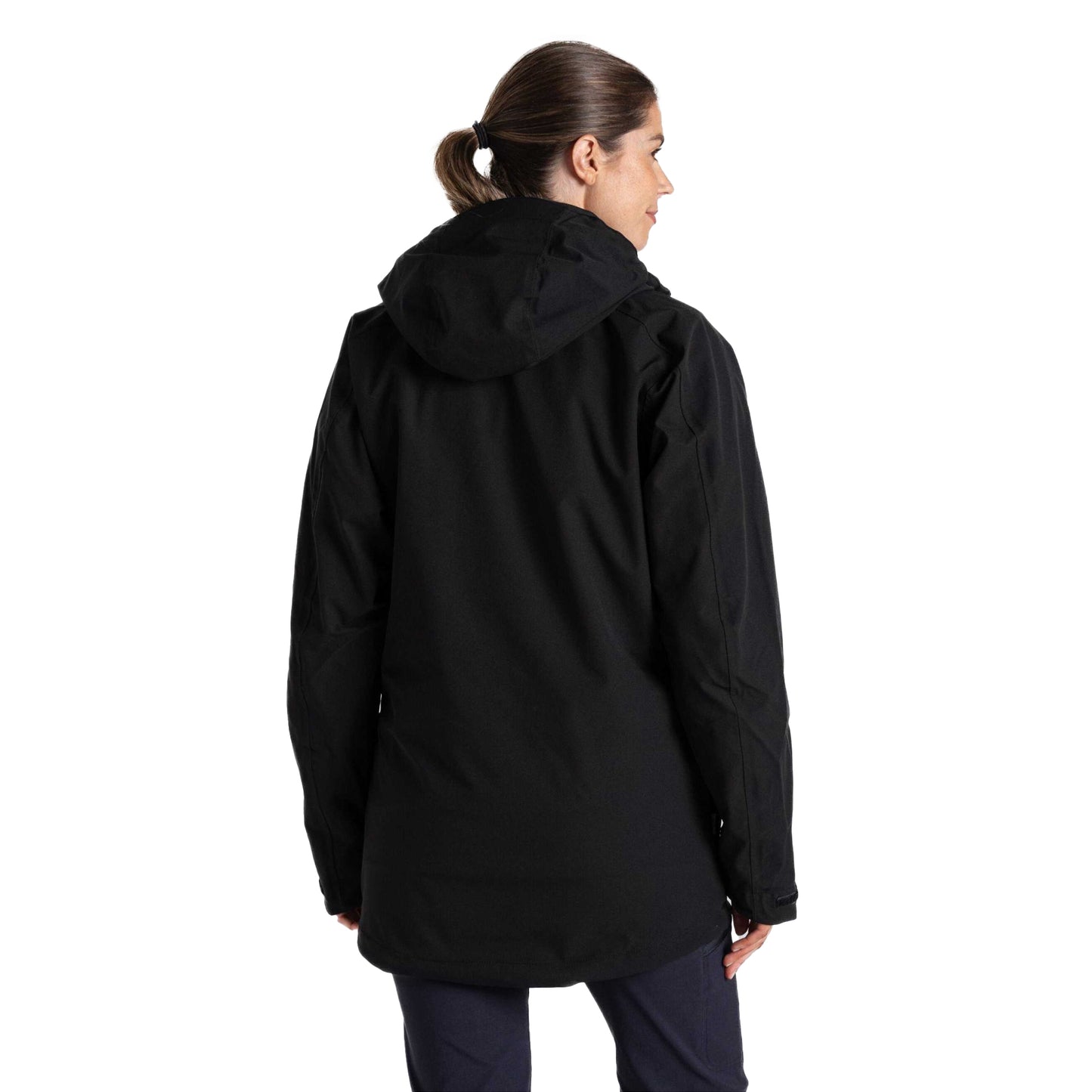 Black - Back - Craghoppers Expert Unisex Adult Kiwi Pro 3 in 1 Stretch Jacket