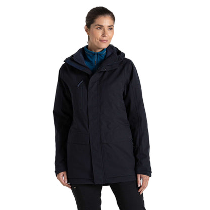 Dark Navy - Side - Craghoppers Expert Unisex Adult Kiwi Pro 3 in 1 Stretch Jacket
