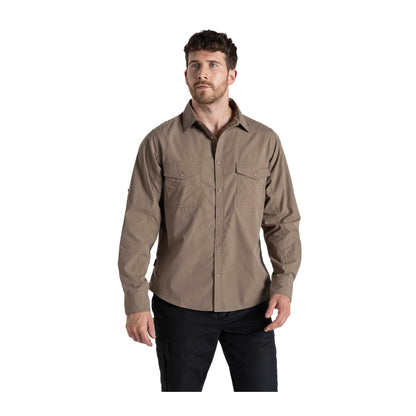Pebble - Pack Shot - Craghoppers Expert Mens Kiwi Long-Sleeved Shirt