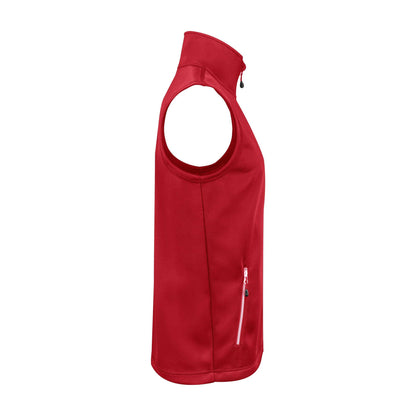 Red - Side - Printer Mens Powerslide Gilet
