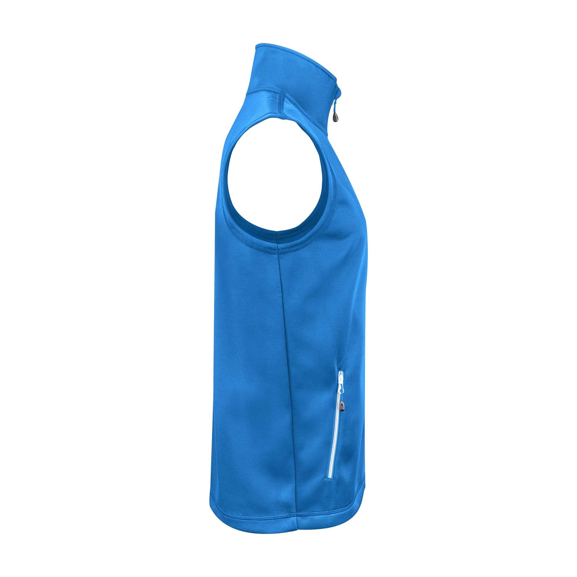 Bright Blue - Side - Printer Mens Powerslide Gilet