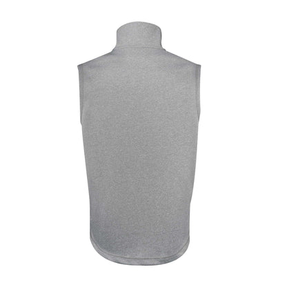 Grey Melange - Back - Printer Mens Powerslide Gilet