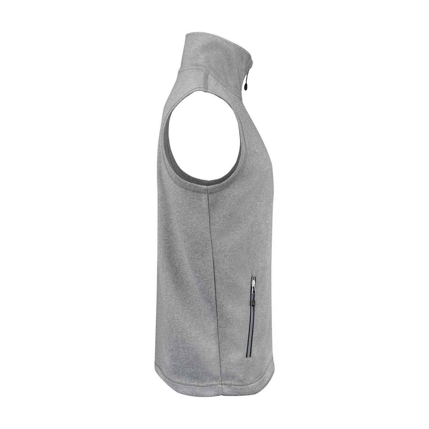 Grey Melange - Side - Printer Mens Powerslide Gilet