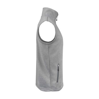 Grey Melange - Side - Printer Mens Powerslide Gilet