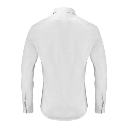 White - Back - James Harvest Mens Acton Business Shirt