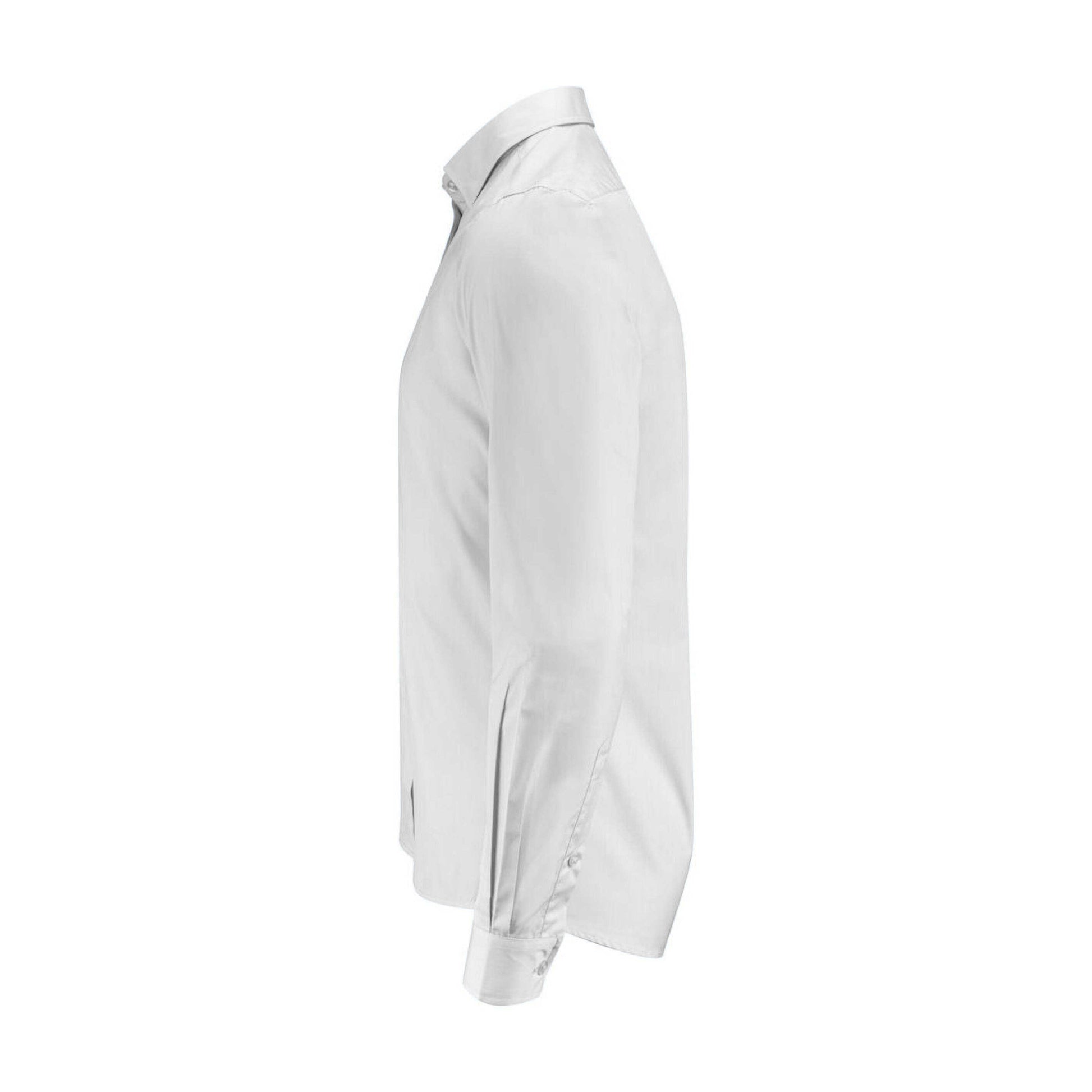 White - Side - James Harvest Mens Acton Business Shirt
