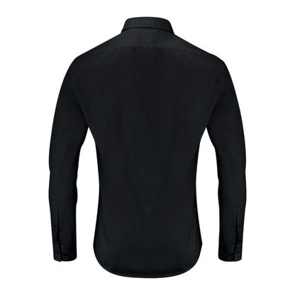 Black - Back - James Harvest Mens Acton Business Shirt