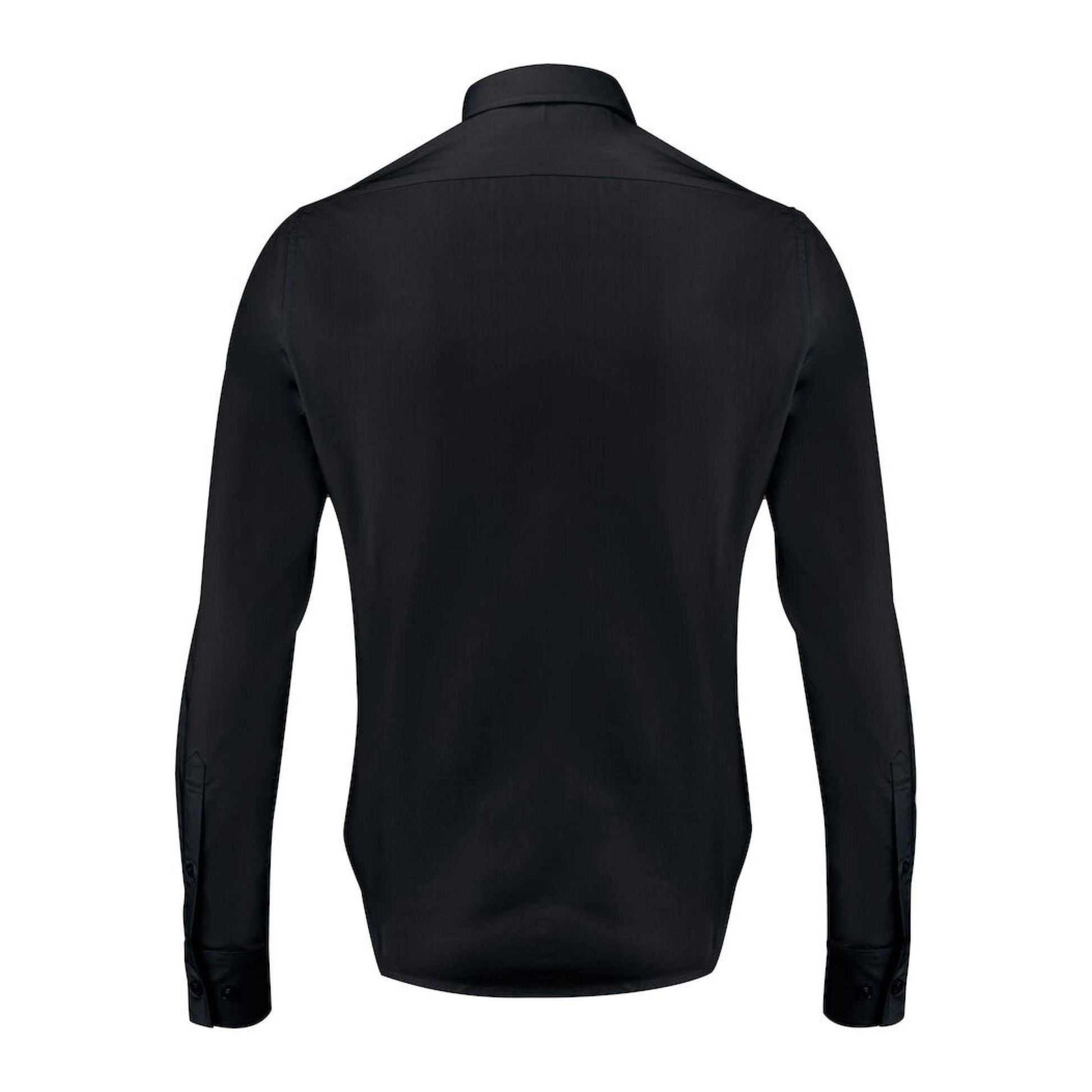 Black - Back - James Harvest Womens-Ladies Acton Shirt