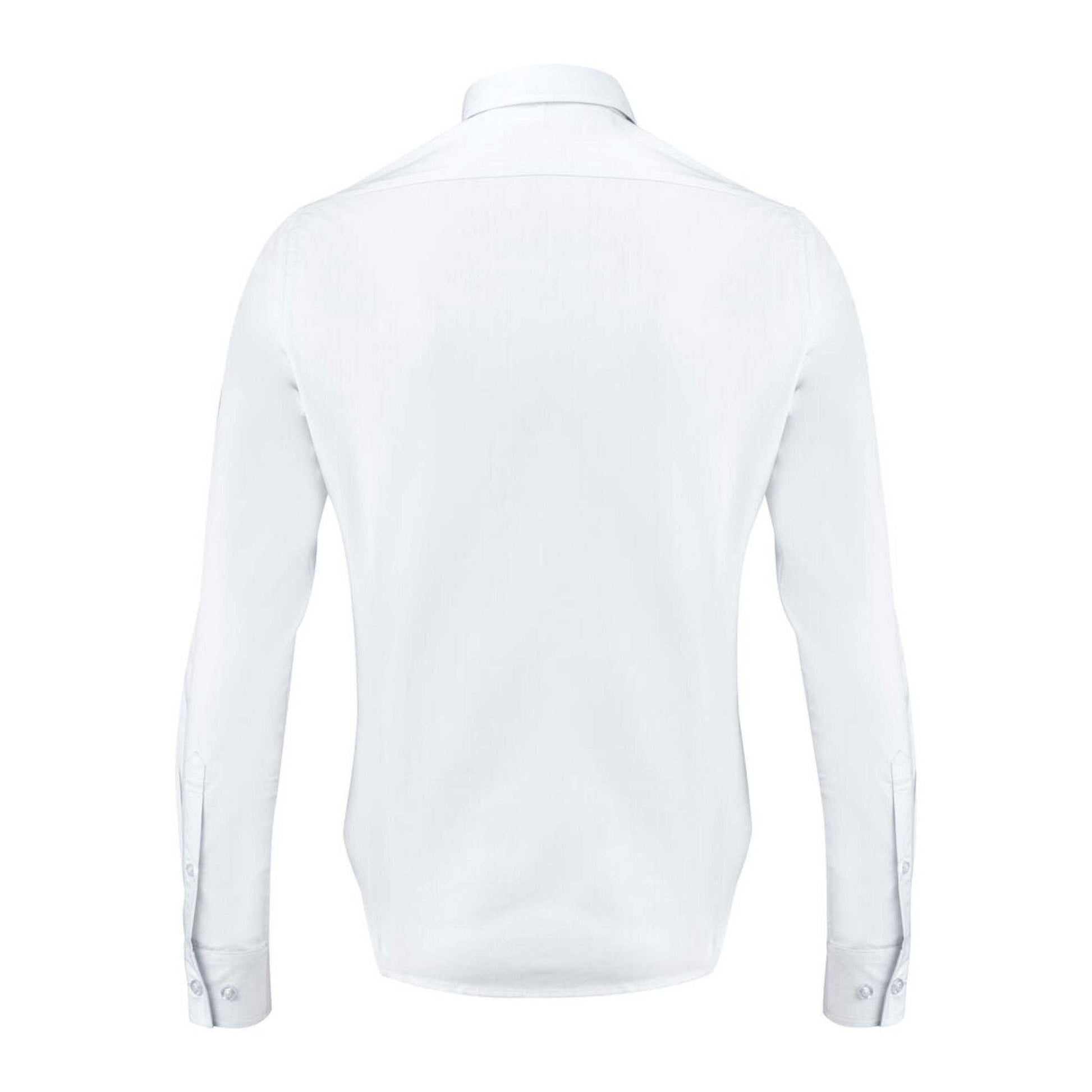 White - Back - James Harvest Womens-Ladies Acton Shirt