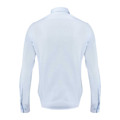 Light Blue - Back - James Harvest Womens-Ladies Acton Shirt