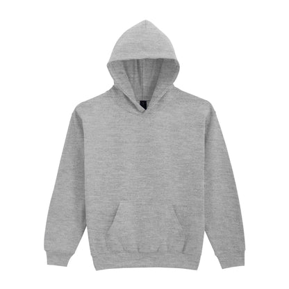 Sport Grey - Front - Gildan Childrens-Kids Fleece Midweight Classic Hoodie