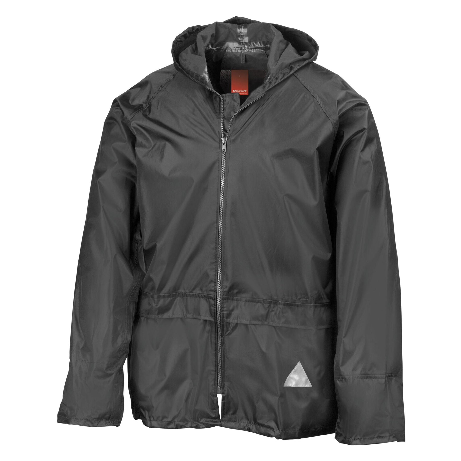 Black - Back - Result Mens Waterproof Jacket and Trousers Set