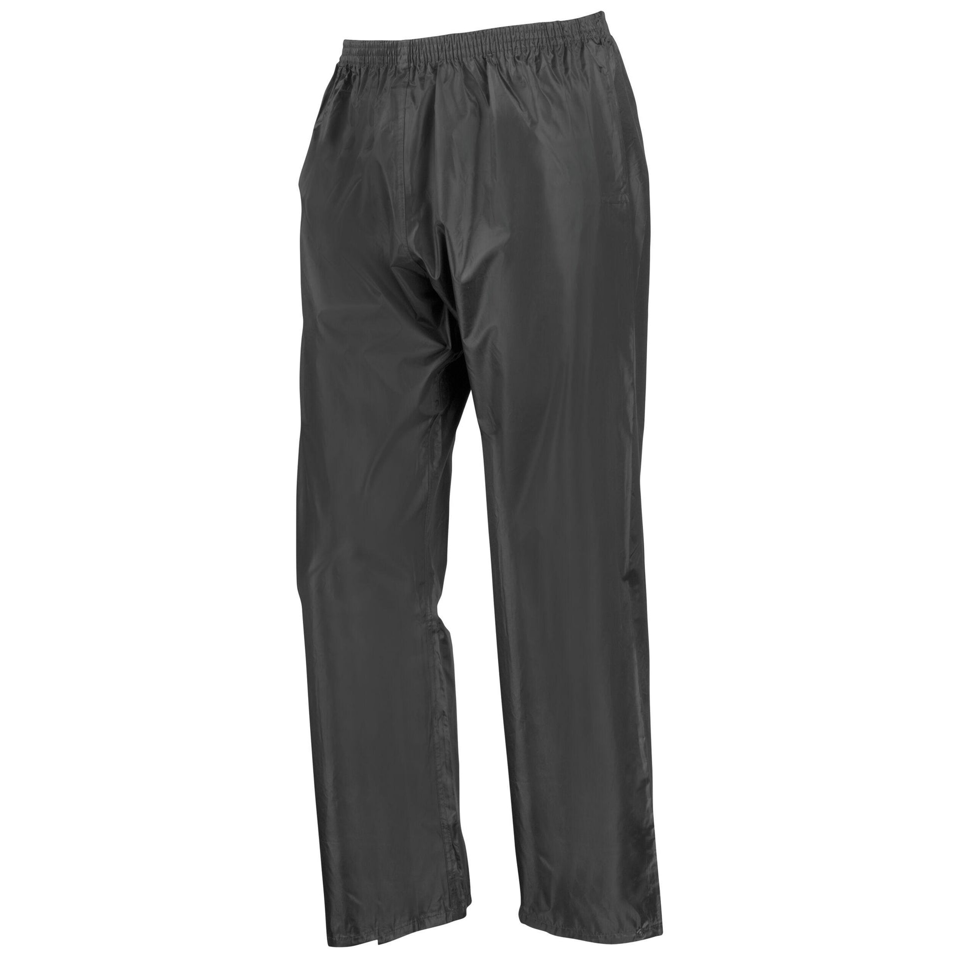 Black - Side - Result Mens Waterproof Jacket and Trousers Set