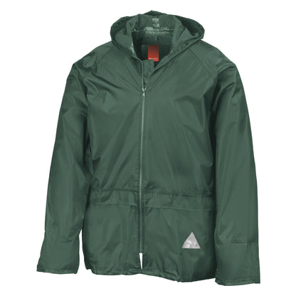 Olive - Back - Result Mens Waterproof Jacket and Trousers Set