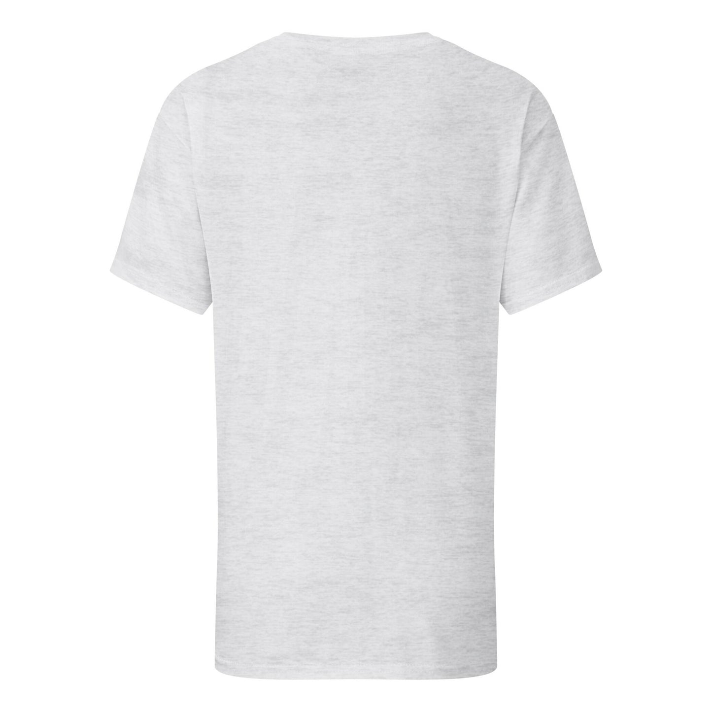 Heather Grey - Back - Fruit of the Loom Childrens-Kids Iconic 195 T-Shirt