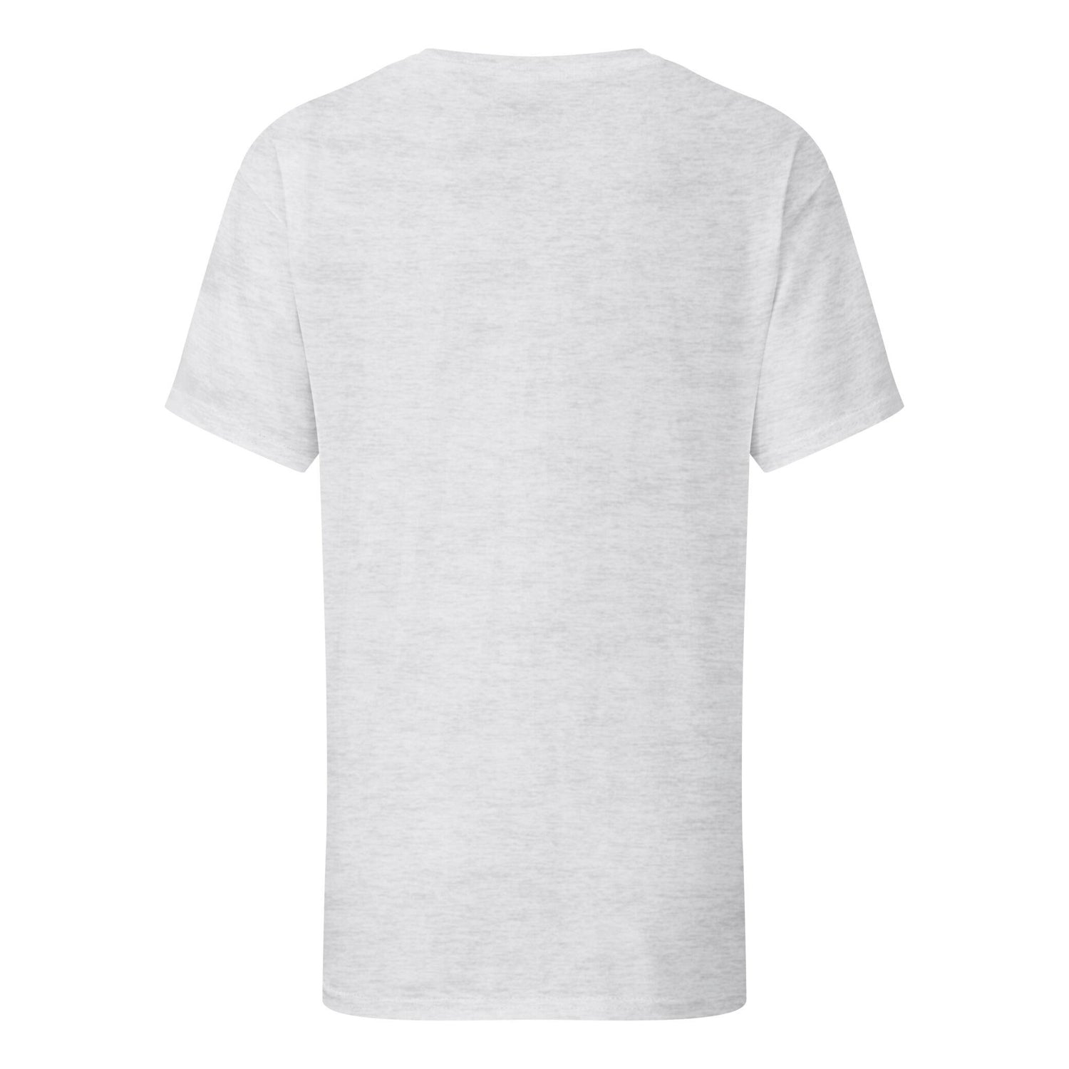 Heather Grey - Back - Fruit of the Loom Childrens-Kids Iconic 195 T-Shirt