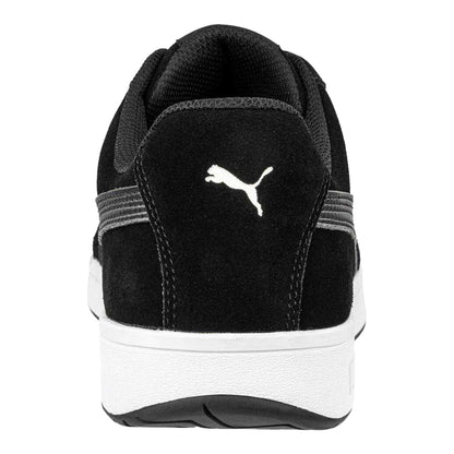 Black - Back - Puma Safety Mens Iconic Suede Low Trainers