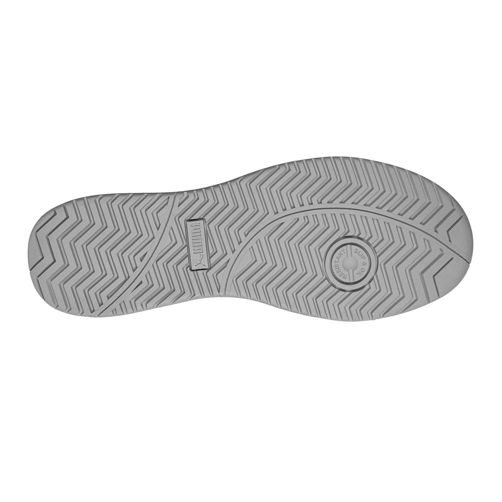 Grey - Close up - Puma Safety Mens Iconic Suede Low Trainers