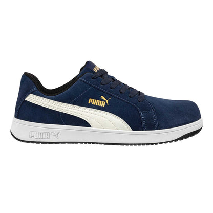 Navy - Lifestyle - Puma Safety Mens Iconic Suede Low Trainers