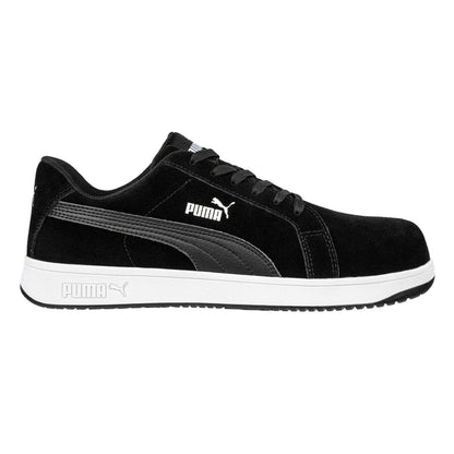 Black - Lifestyle - Puma Safety Mens Iconic Suede Low Trainers