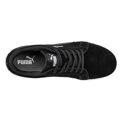 Black - Pack Shot - Puma Safety Mens Iconic Suede Low Trainers
