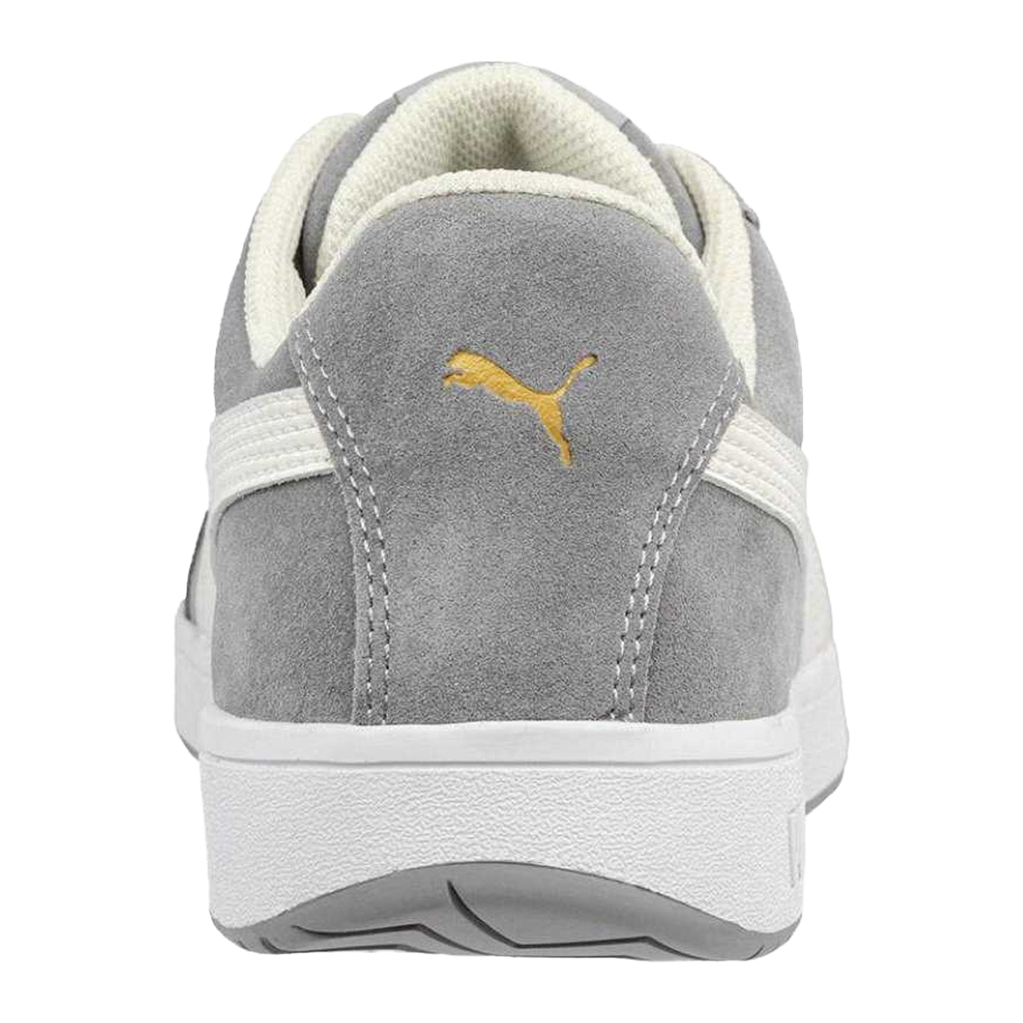 Grey - Back - Puma Safety Mens Iconic Suede Low Trainers