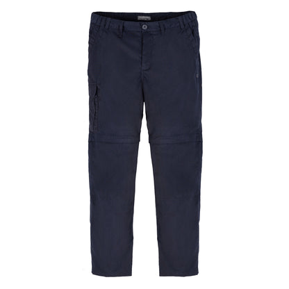 Dark Navy - Front - Craghoppers Expert Mens Kiwi Convertible Tailored Trousers