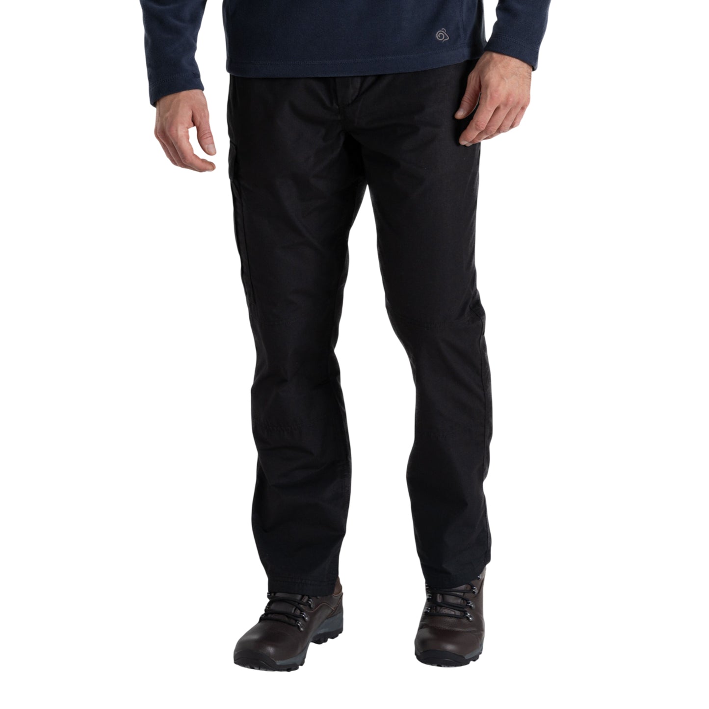 Black - Side - Craghoppers Expert Mens Kiwi Tailored Trousers