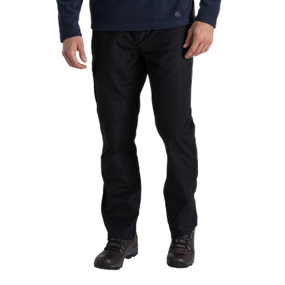 Black - Side - Craghoppers Expert Mens Kiwi Tailored Trousers