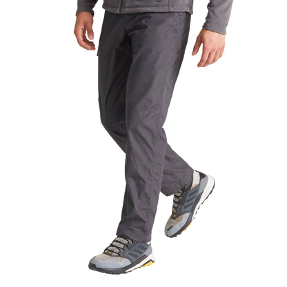 Carbon Grey - Side - Craghoppers Expert Mens Kiwi Tailored Trousers