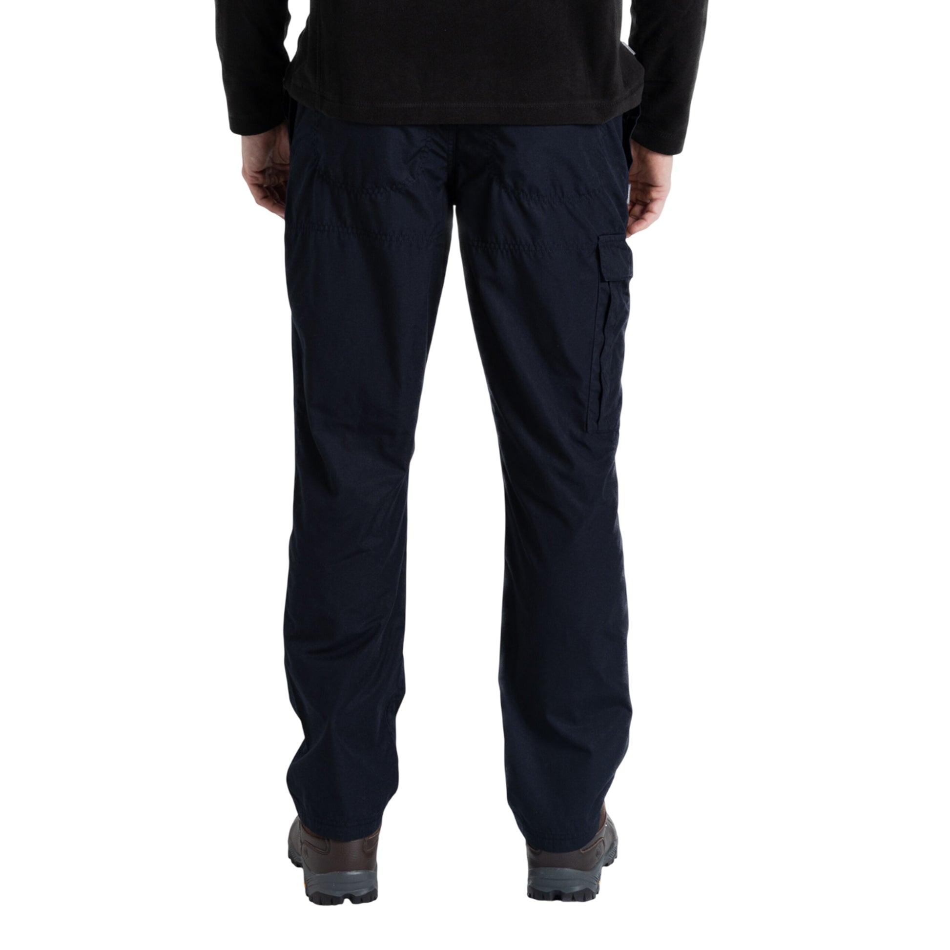 Dark Navy - Back - Craghoppers Expert Mens Kiwi Tailored Trousers